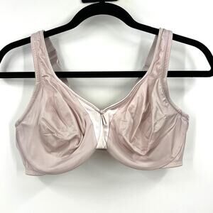 Olga 35002 Signature Support Satin Bra Wired No Padding Women's 40D